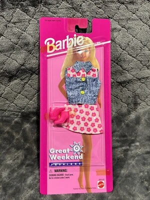 1995 Mattel Barbie Fashions Great Weekend Outfit # 68014-92 - Image 1 of 4