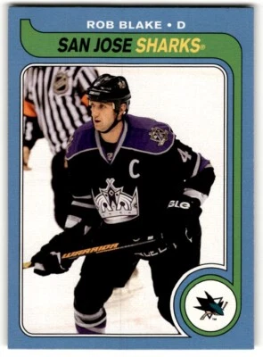 2008-09 O-Pee-Chee '79-80 Retro Rob Blake #9 San Jose Sharks - Image 1 of 2