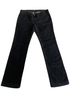 Pantalones de mezclilla negros David Kahn hechos en EE. UU. talla W31 X L32 corte 1682 estilo 3703 Y2K Foto 1 de 4
