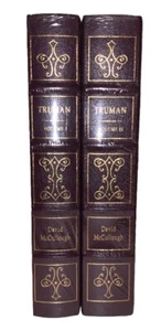 2 EASTON PRESS BOOKS, PRESIDENT TRUMAN, DAVID MCCULLOUGH, STILL SEALED, NR - Picture 1 of 5