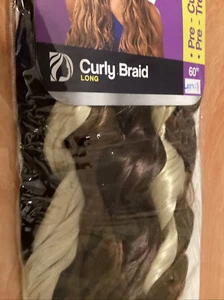Darling Empress Latte 60” Loose Pre stretch Curly Braids Extension 320g Premium - Picture 1 of 18