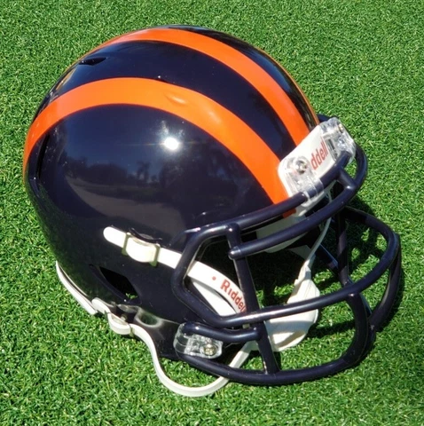 CHICAGO BEARS THROWBACK TRIBUTE FOOTBALL MINI SPEED HELMET Cover