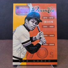 2013 Panini Rod Carew America’s Pastime Decades 1970s #D3 107/125 Free Shipping