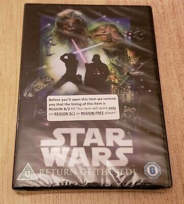 Star Wars Return Of The Jedi *** REGION 2 DVD ***     Brand New • 10.99$