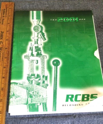RCBS 2001 Product Catalog - Reloading Catalog - Gun Cleaning - Image 1 of 4