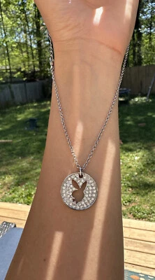 Y2K Play Boy Women’s Necklace Bunny Pendant Rabbit Necklace ￼ - Image 1 of 4