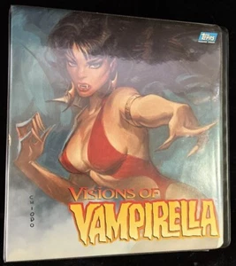 Carpeta de tarjetas coleccionables 1995 Topps Visions of Vampirella. - Imagen 1 de 15