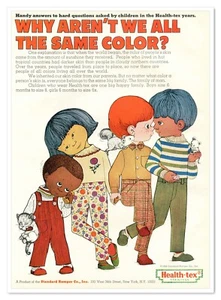 Health-tex Handy Answers Diversity Susan Perl Art Vintage 1968 Print Magazine Ad - Picture 1 of 4