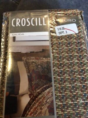 Croscill Euro Sham.Textured  Woven Design.Tan Brushed 26x26in, Salida, new - Image 1 of 4