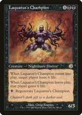 Laquatus's Champion Torment NM Black Rare MAGIC THE GATHERING CARD ABUGames