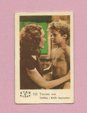1963 Dutch Gum Card Star Bilder D #115 Johnny Sheffield as Tarzan's Son