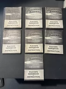 Beginning Baseball 1948 unidades completas 1-7 manual de instrucciones para jugadores - Imagen 1 de 3