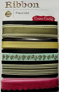 Cosmo Cricket beautiful "Fleuriste" Woven Ribbons - Save 65% - Picture 1 of 1