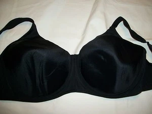 LEADING LADY UNDERWIRE BRA SIZE 40F STYLE #5028 BLACK COLOR PADDED CUPS NWOT - Picture 1 of 6