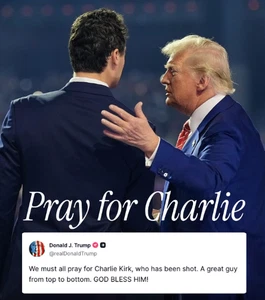Scatto Charlie Kirk - Prega per Charlie Kirk - Foto stampata lucida 4x6 - Foto 1 di 4