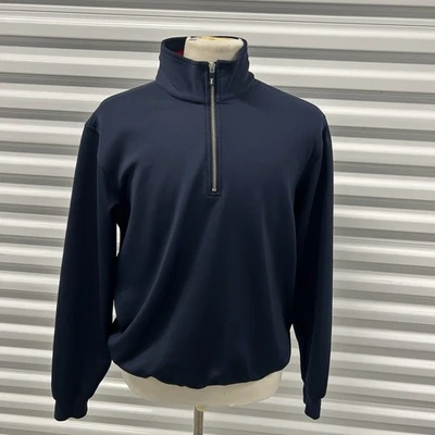 Fairway & Greene  Golf Tech Blue Pullover Sweatshirt 1/4 Zip F&G Soft Shell L/G - Image 1 of 4