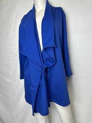 NWT ST JOHNS BAY SIZE 2X ROYAL BLUE OPEN FRONT CARDIGAN  - Image 1 of 4