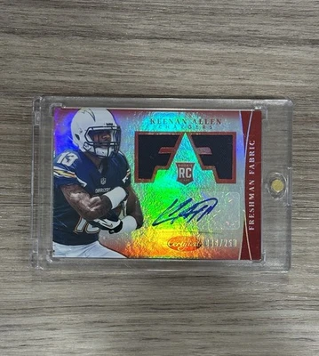 2013 Panini Certified Keenan Allen Rookie Patch Auto RPA Freshman Fabric /250 RC - Image 1 of 2