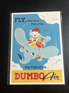 Disney Wonderground Gallery Postcard Fly Dumbo Air - Picture 1 of 2