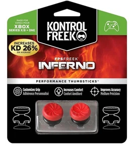 Kontrol Freeks XBOX One + Series X/S Inferno Thumbstick Grips Red New - Picture 1 of 3