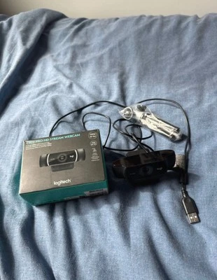 Logitech C922 Pro Stream Webcam - Black - Image 1 of 4