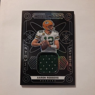 Panini Obsidian 2022 - Material atómico Aaron Rodgers #AM-ARO/125 (MEM) Foto 1 de 4