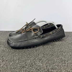 Cole Haan Driving Moccasins Shoes Black Leather Loafer Mens 11.5 M Casual C08726 - Picture 1 of 10
