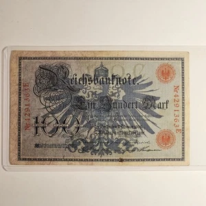 1908 Germany 100 Mark Banknote Note Bill Currency Circulated Good Cond 4291363 - Picture 1 of 2