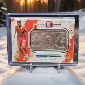 Barra de plata Cody Gakpo 2024-25 Panini impecable logotipo de la Premier League 33/39 #56 - Imagen 1 de 2