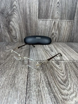 Gafas Silhouette 6708 sin montura marrón dorado 20 6051, 19-125 mm monturas solamente Foto 1 de 4