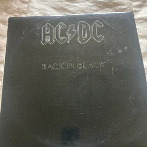 AC/DC - BACK IN BLACK 1st Spain Press Laminated Sleeve 1980 LP - Picture 1 of 6
