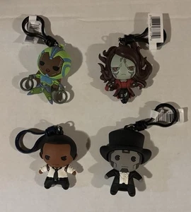 Marvel 3D Figural Bag Clip Lot of 4 w/ Zombie Scarlet Witch, Magician Vision - Picture 1 of 2