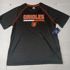 Camisa Baltimore Orioles MLB Para Hombre XL Extra Grande Negra Poliéster Manga Corta - Imagen 1 de 7