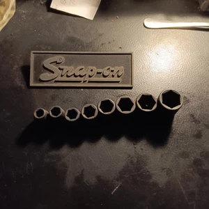Snap On Shallow Impact Socket Set5/16"-3/4" 8pcs 3/8"dr. 6pt - Picture 1 of 5