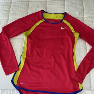 DAMEN NIKE OBERTEIL SHIRT Langarm Dri-Fit FITNESS WORKOUT Laufen - Bild 1 von 5