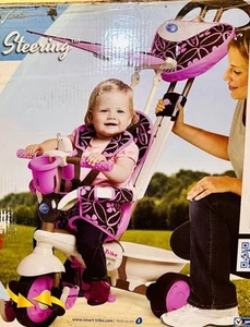 Purple & Black Smartrike Dream Touch Steering Stroller Tricycle 10 to 36 months - Picture 1 of 6