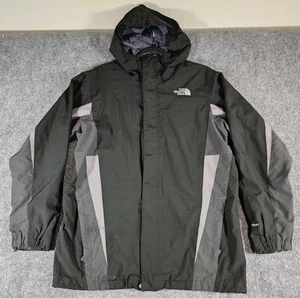 The North Face Youth  Boys Size XL XLarge Black & Gray Full Zip Hooded Jacket - Picture 1 of 10