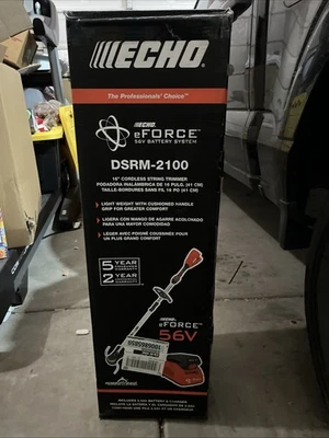 ECHO Cordless String Trimmer 16" 56V Brushless Cordless w/ Battery + Charger New - Image 1 of 4