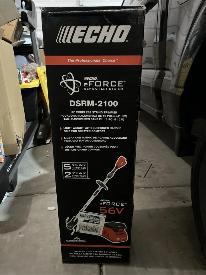 ECHO Cordless String Trimmer 16" 56V Brushless Cordless w/ Battery + Charger New - Image 1 of 4