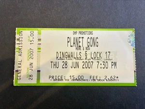 Planet Gong Ticket 2007 - Picture 1 of 1