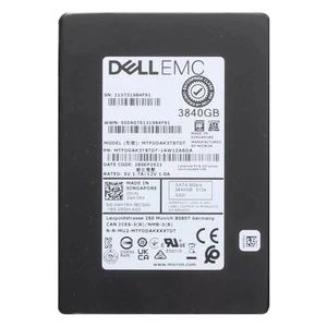 Micron 5300 MAX 3.84TB SSD DELL 2.5" SATA 6Gb/s TLC 7mm MTFDDAK3T8TDT-1AW1ZABDA - Picture 1 of 1