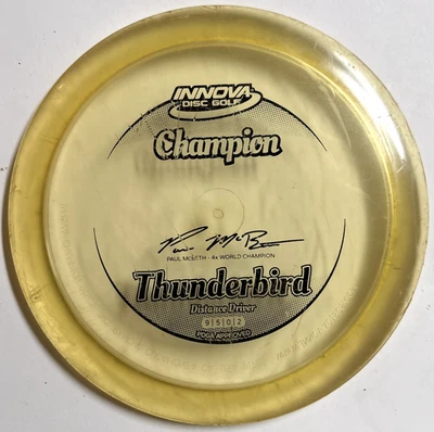 Innova 2016 4X Paul McBeth Champion ThunderBird 172g FLAT No Ink Used - Image 1 of 4