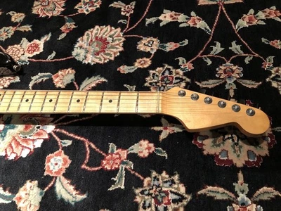 复古 Tint Warmoth Stratocaster 22 Fret 船颈红木吉他琴颈 — 第 1/4 张图片