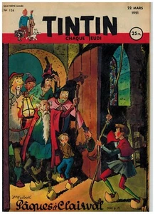 TINTIN N°126 - DARGAUD  - couv TRUBERT - Picture 1 of 1