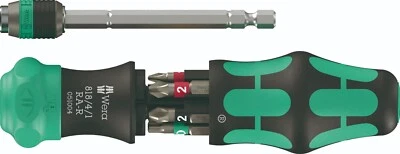 Wera Kraftform Kompakt 20 RA-R Ratcheting Screwdriver Set 6 Pieces 05051513001 - Image 1 of 4