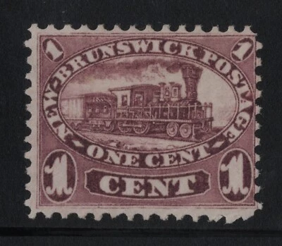 #6 New-Brunswick Canada mint no gum - Image 1 of 2