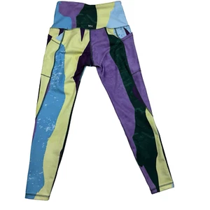 Momentum Leggings von DSG hoher Bund mit Taschen bunt Größe S - Bild 1 von 10