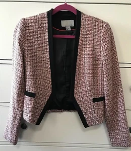 H&M Tweed Jacket US6/EU36  - Picture 1 of 7