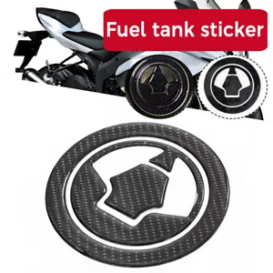 1X Real Carbon Fuel Gas Cap Tank Pad Sticker For Kawasaki Z750 Z1000 Ninja ZX~6R - Bild 1 von 7
