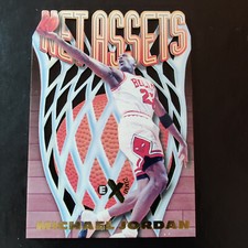 michael jordan skybox 1996-97 e-x2000 net assets #8 of 20